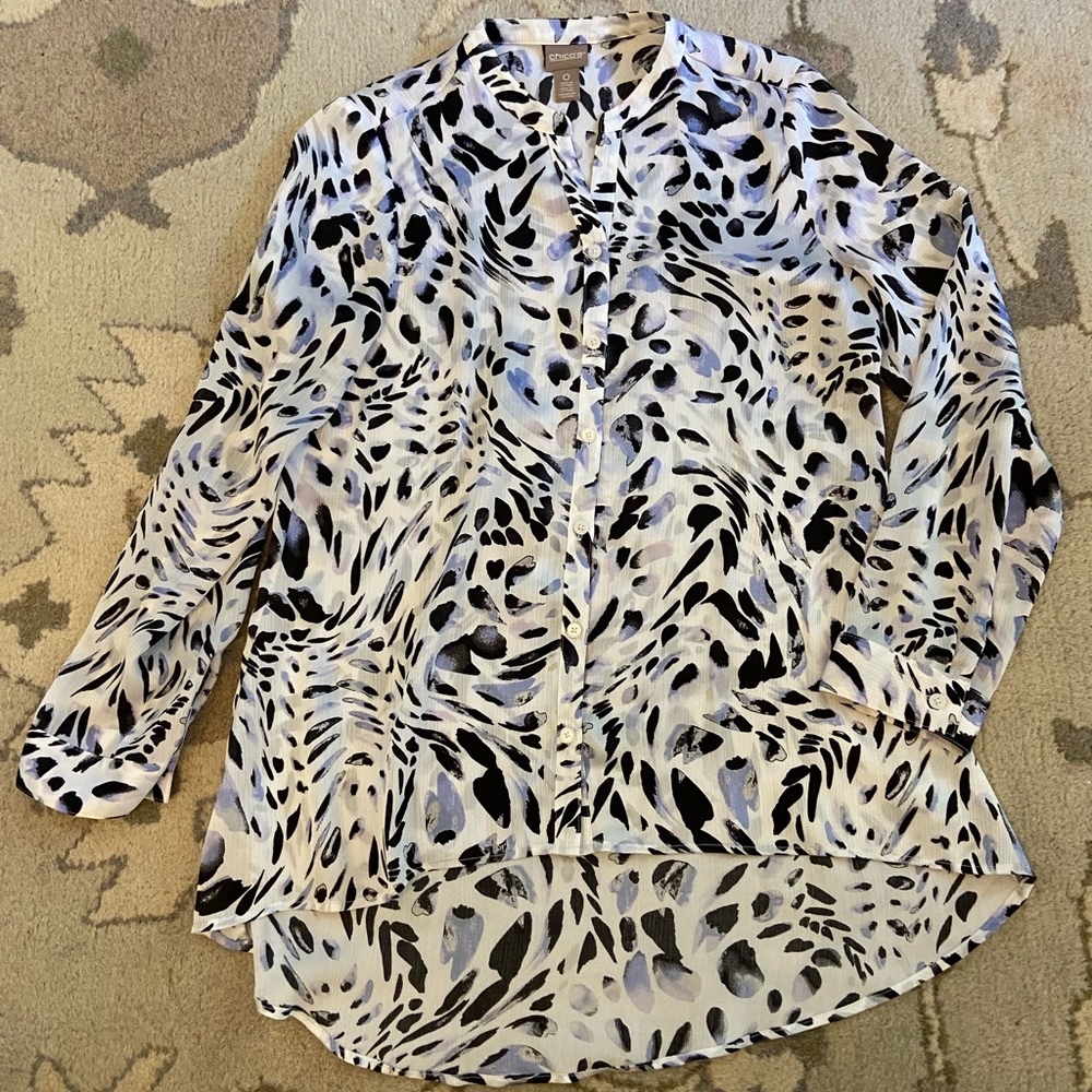 Chico’s tunic blouse, size 0/Small